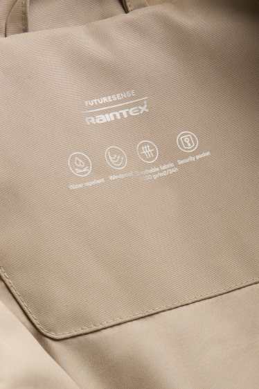 Herren - Jacke - gefüttert - wasserabweisend - beige