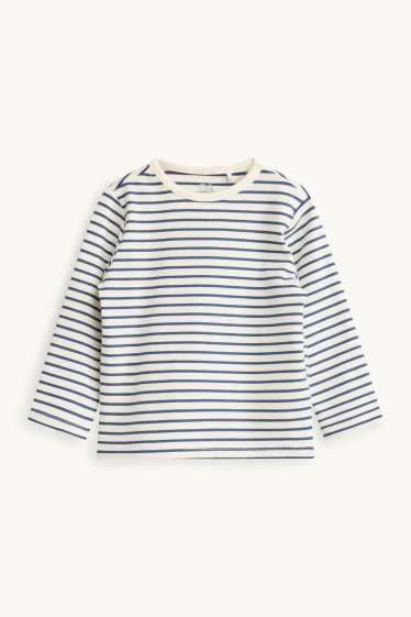 Baby Buben - Baby-Outfit - 3 teilig - blau  / beige