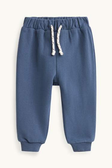 Baby Buben - Baby-Outfit - 3 teilig - blau  / beige