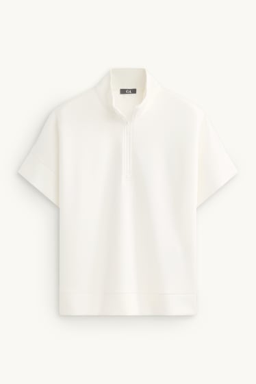 Mujer - Sudadera - blanco roto