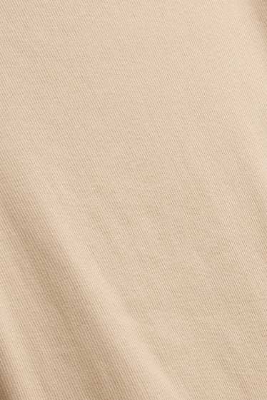 Dona - Samarreta de màniga llarga - slim fit - acanalada - torró