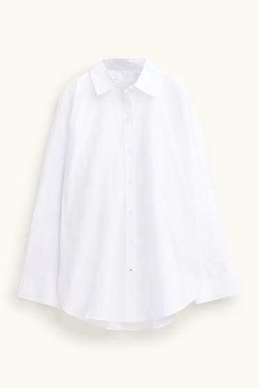 Dona - Brusa camisera - blanc neu
