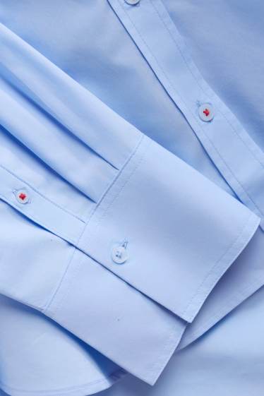 Dona - Brusa camisera - blau clar