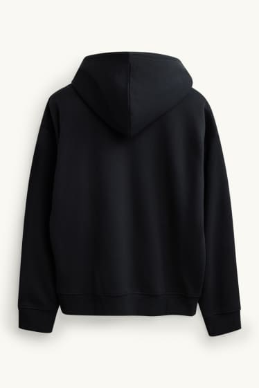 Herren - Oversized-Hoodie - schwarz