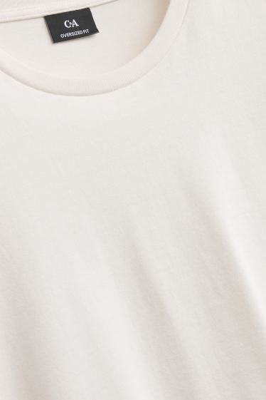 Herren - T-Shirt - Oversized - weiss