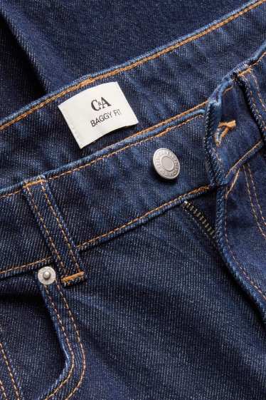 Femmes - Baggy jean - mid waist - jean bleu foncé