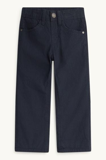 Kinder Buben - Thermohose - dunkelblau