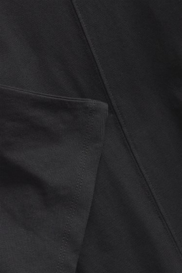 Dámské - Tričko - slim fit - černá