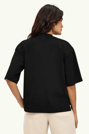 Femei - Tricou funcțional - regular fit - negru