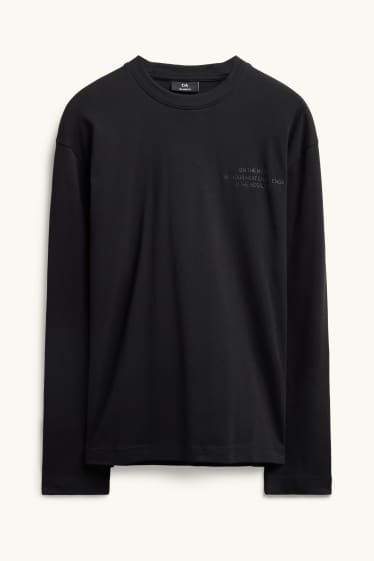 Herren - Funktions-Shirt - Relaxed Fit - schwarz