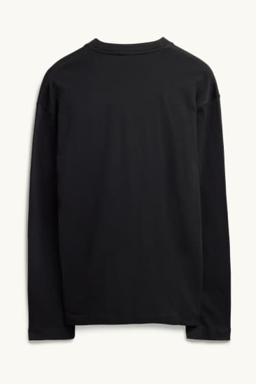Herren - Funktions-Shirt - Relaxed Fit - schwarz