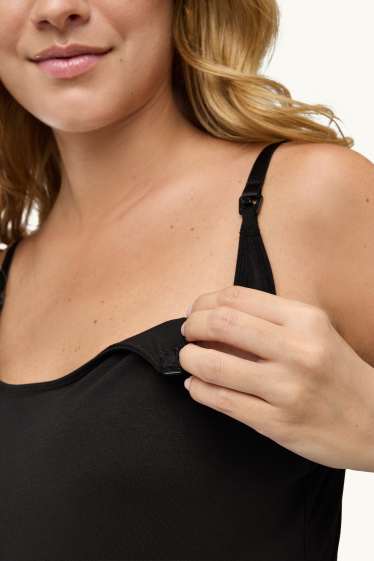 Damen - Multipack 2er - Still-Top - schwarz