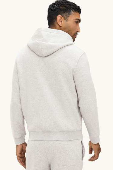 Men - Zip-through hoodie - light gray-melange
