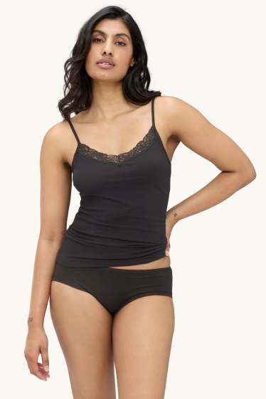 Donna - Confezione da 3 - coulotte - nero