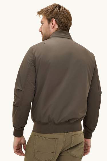 Herren - Bomberjacke - gefüttert - khaki