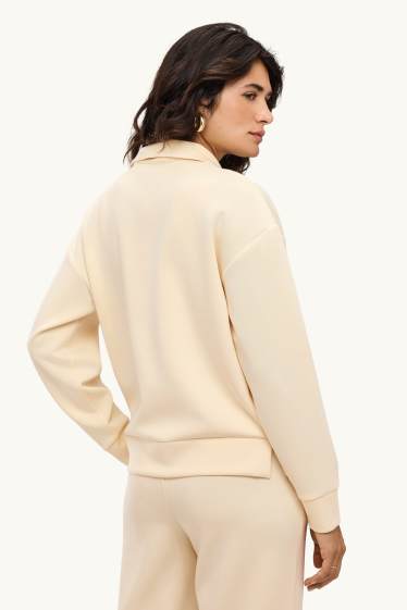 Damen - Sweatshirt - beige