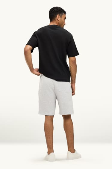 Home - Pantalons curts de xandall - gris jaspiat
