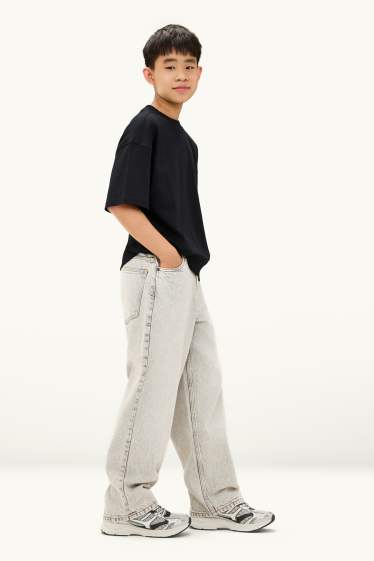 Kinder Jungen - Baggy Jeans - jeansgrau