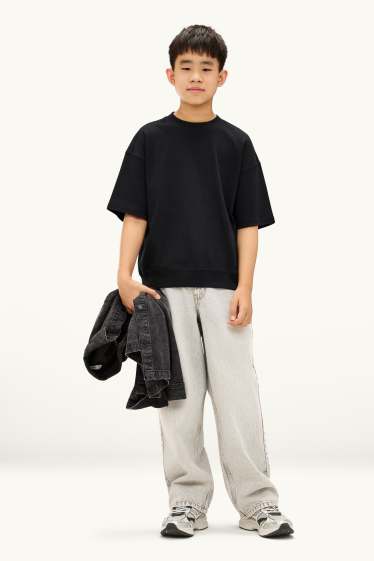 Kinder Jungen - Baggy Jeans - jeansgrau