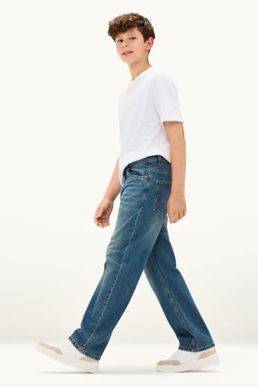 Nen - Loose jeans - texà blau