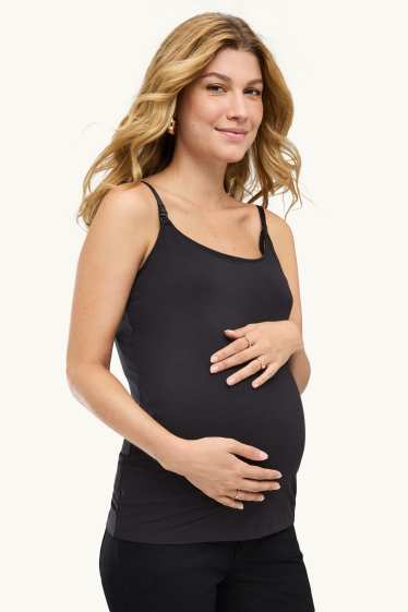 Femmes - Lot de 2 - hauts d’allaitement - noir