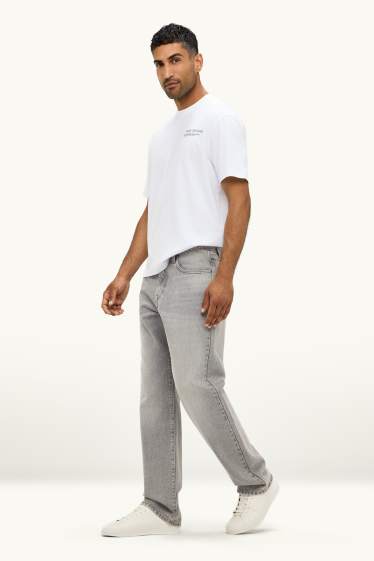Herren - Relaxed Jeans - helljeansgrau