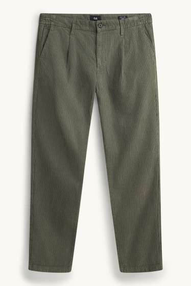 Home - Xinos de pana - tapered fit - verd fosc