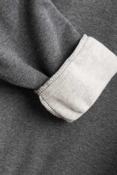 Femmes - Sweat - look 2-en-1 - gris chiné