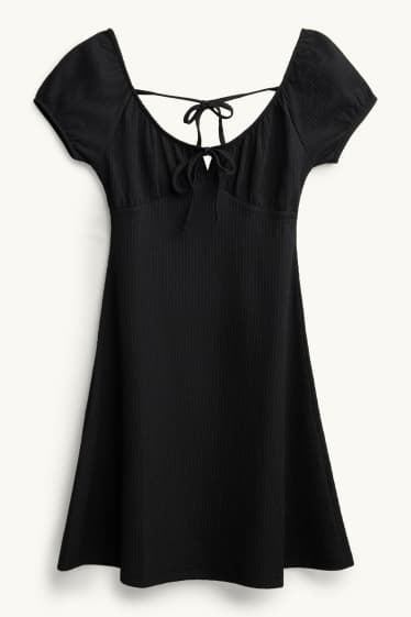 Donna - Vestito svasato - nero