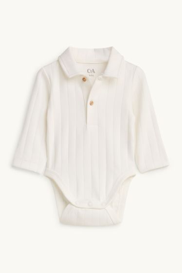 Baby Boys - Newborn outfit - 3 piece - creme