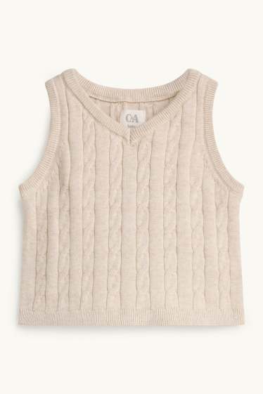 Baby Boys - Newborn outfit - 3 piece - creme
