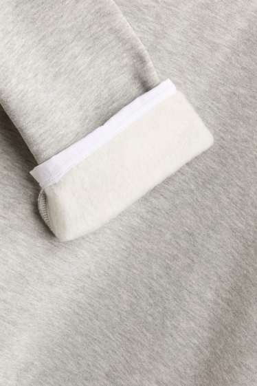 Women - Sweatshirt - 2-in-1 look - light gray