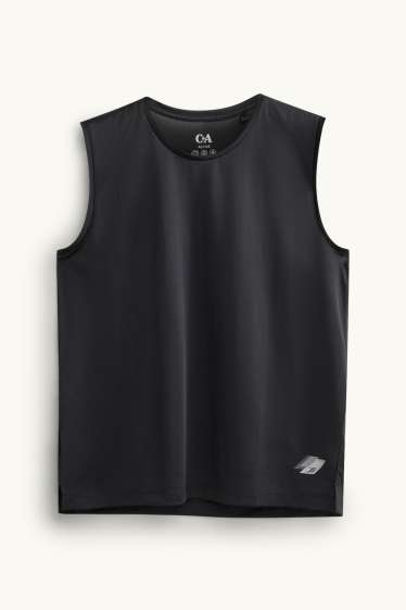 Heren - Sportieve tanktop - zwart