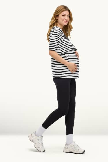Damen - Multipack 2er - Umstands-Leggings - braun