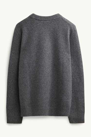 Herren - Pullover - dunkelgrau
