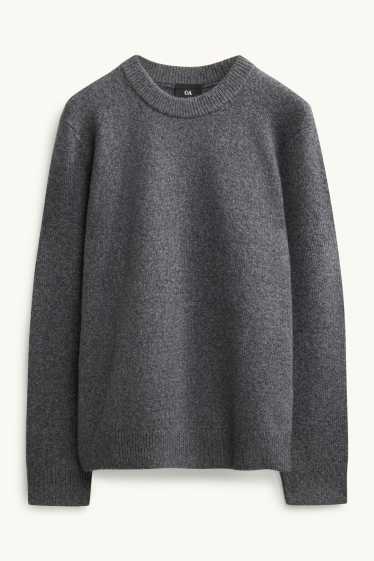 Herren - Pullover - dunkelgrau