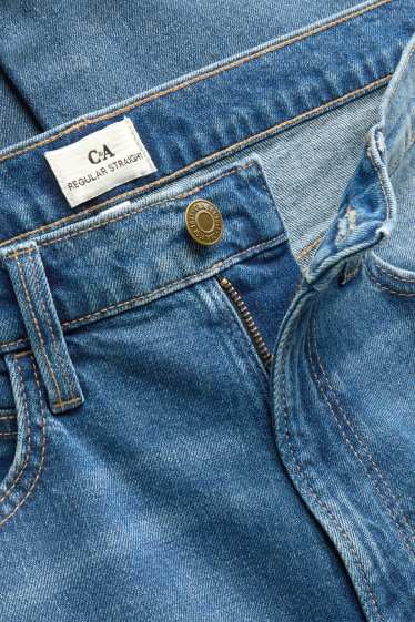 Herren - Straight Jeans - jeansblau