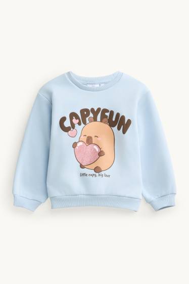 Children Girls - Sweatshirt - light blue