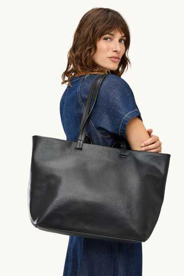 Donna - Shopper grande - similpelle - nero