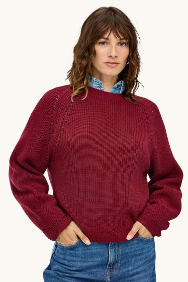 Femmes - Pull - rouge