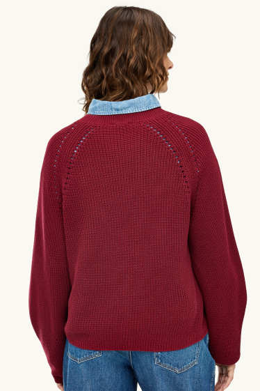 Femmes - Pull - rouge