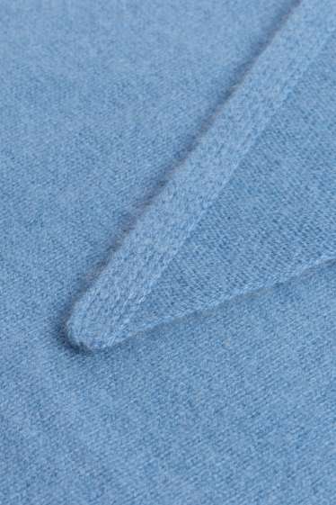 Damen - Kaschmir-Schal - blau