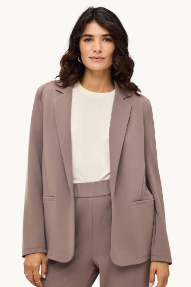 Damen - Blazer - Regular Fit - hellbraun