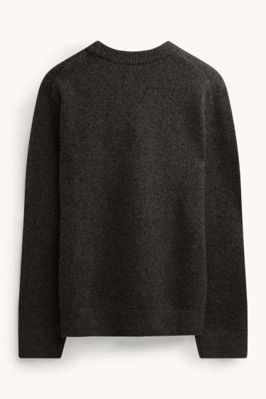 Hommes - Pull - gris foncé