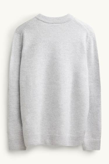Uomo - Maglione - grigio chiaro