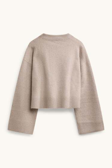 Femei - Pulover - taupe