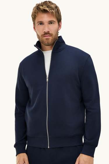 Hommes - Gilet en maille - bleu foncé