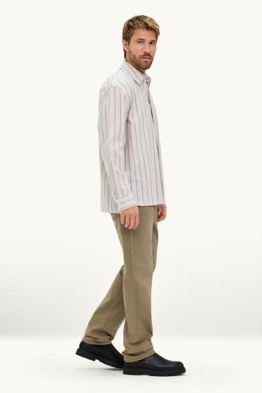 Hommes - Straight jean - Flex jog denim - LYCRA® - kaki