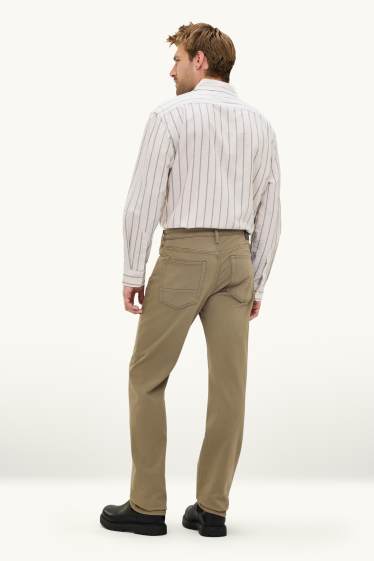Hommes - Straight jean - Flex jog denim - LYCRA® - kaki