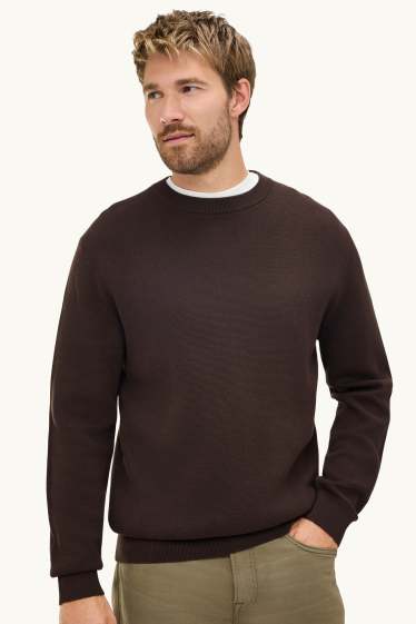 Herren - Pullover - dunkelbraun